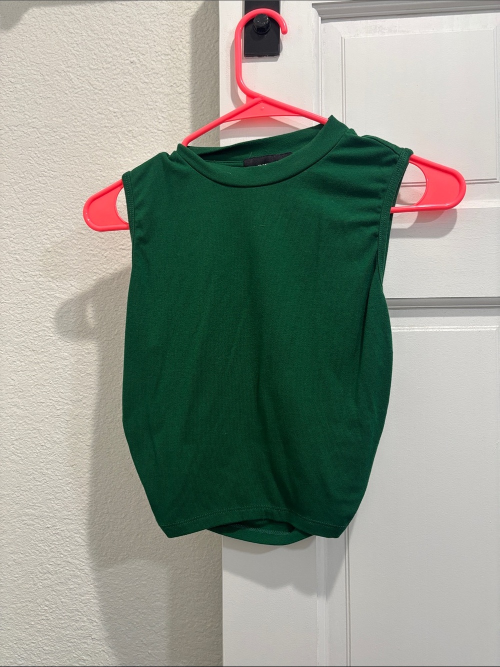 Cider Forest Green Sleeveless Crewneck Tank